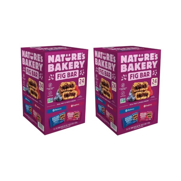 Nature’s Bakery Stone Ground Whole Wheat Fig bar 24 Twin Pack 24 – 2oz