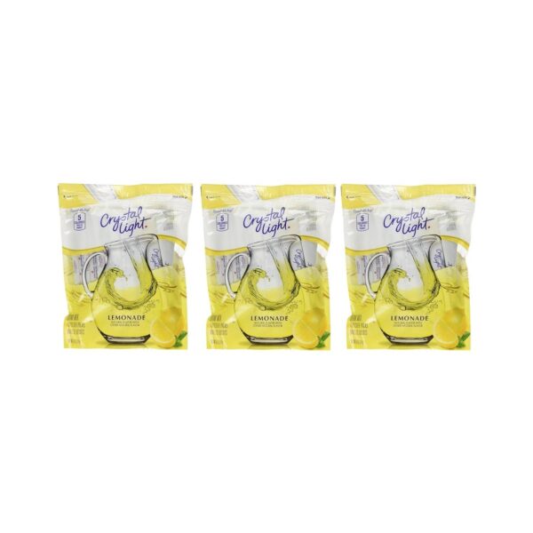 Crystal Light Lemonade Drink Mix – 8.6 oz – 16 ct – 3 pk, Packaging May Vary