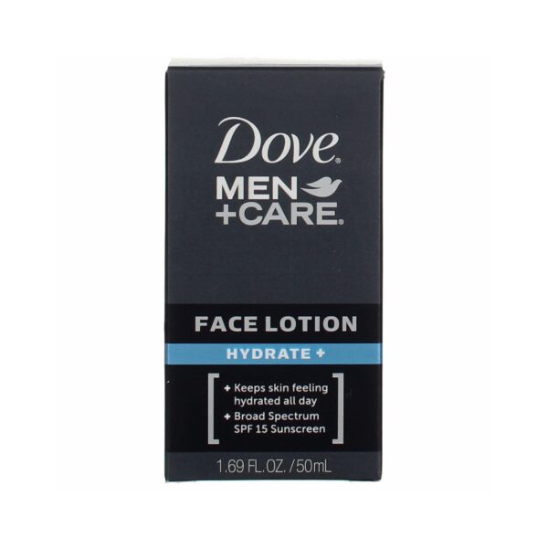 Dove Men+Care Hydrate + SPF 15 Sunscreen Face Lotion – 1.69 Oz (Pack of 3)