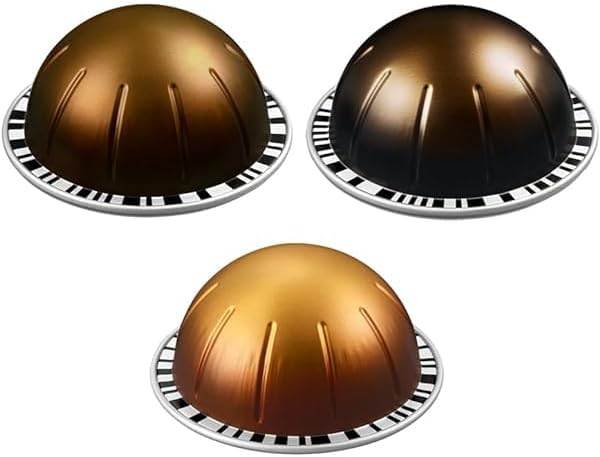 Kaffeekuss Vertuo Line Pack of 3 sleeves Dolce, Chiaro, Scuro; double espresso, 30 coffee capsules