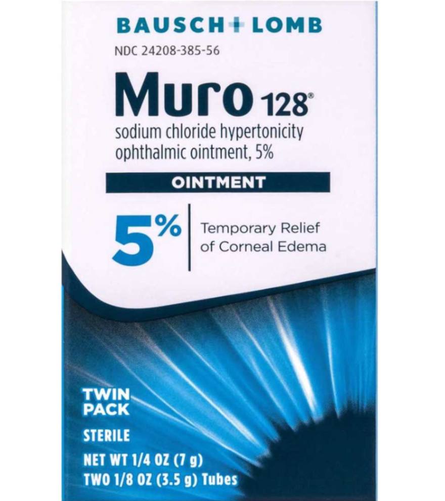 Muro 128 Sodium Chloride Hypertonicity Ophthalmic Ointment 5